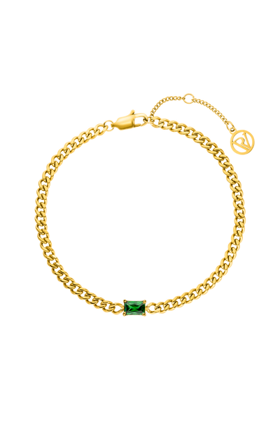 Jump Emerald Green Beaded Bracelet